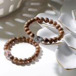 Black Rutilated Quartz Agarwood Bracelet