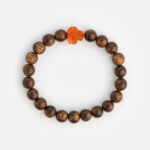 Rose Red Agate Agarwood Bracelet