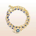 Harmonious Rhythm - Lapis Lazuli Evil Eye Charm Wrap