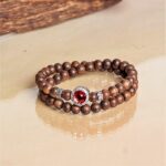 Agarmoon Agarwood Beaded Bracelet With Silver S925 – Indo VIP